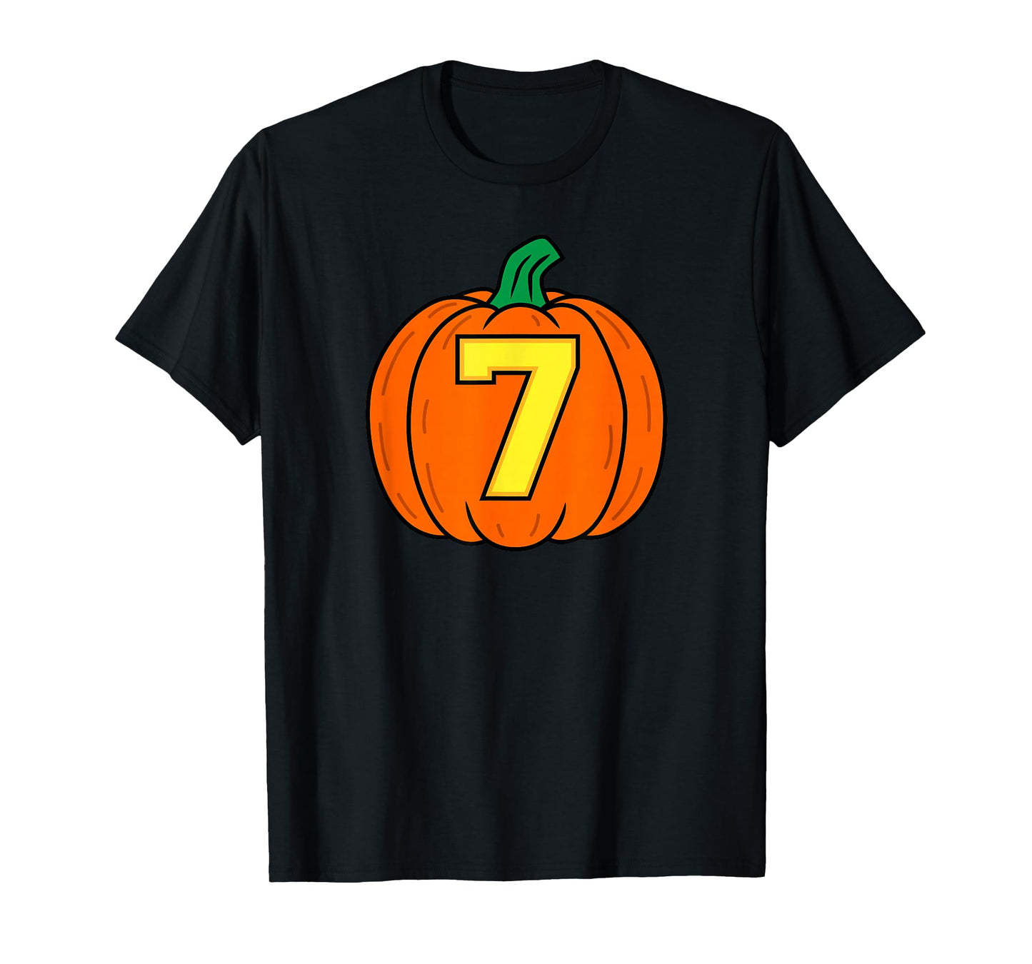 Halloween Number 7 Pumpkin Costume T-Shirt