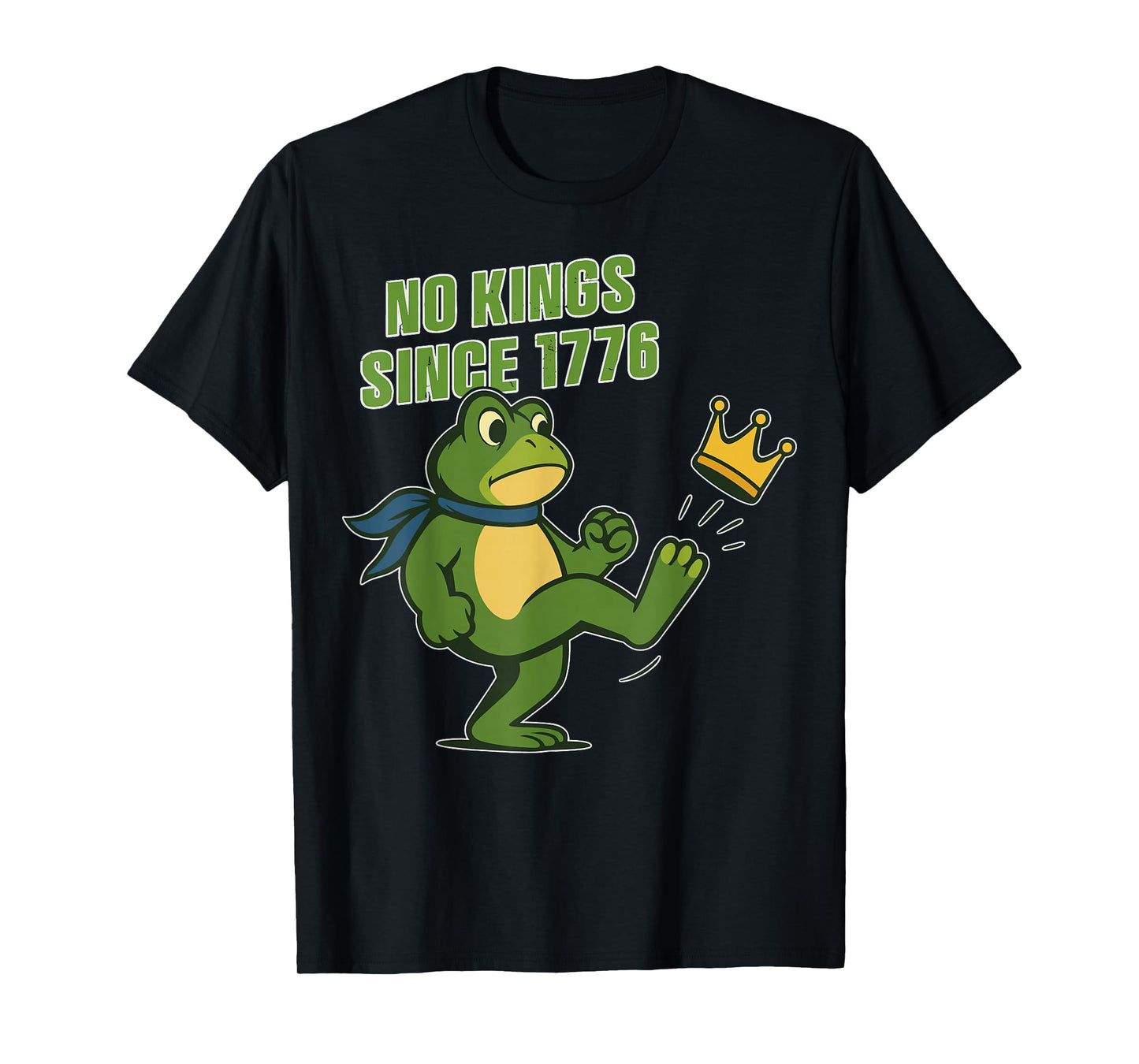 Portland Frog Protest Resist Nope No Kings Since 1776 T-Shirt