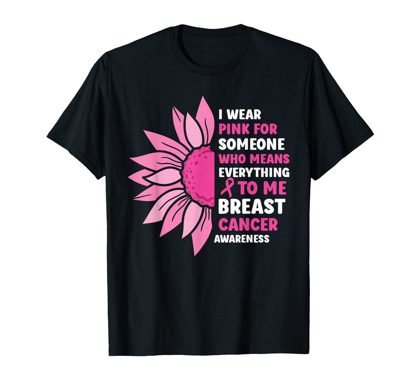 Cute in October We Wear Pink Women Breast Cancer Awareness T-Shirt