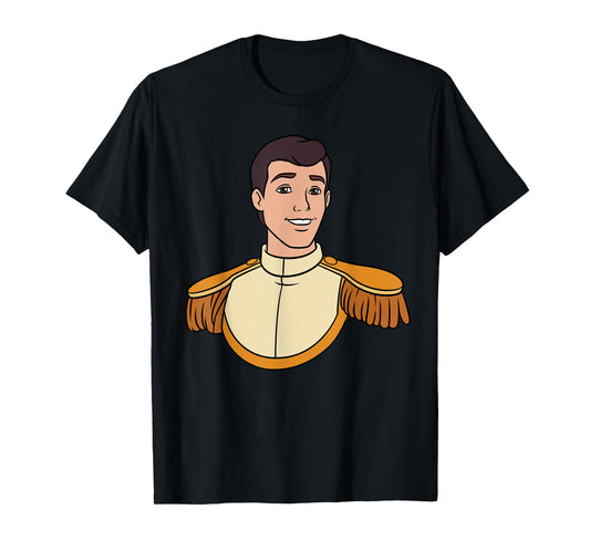 Disney Cinderella Prince Charming Big Face Costume T-Shirt