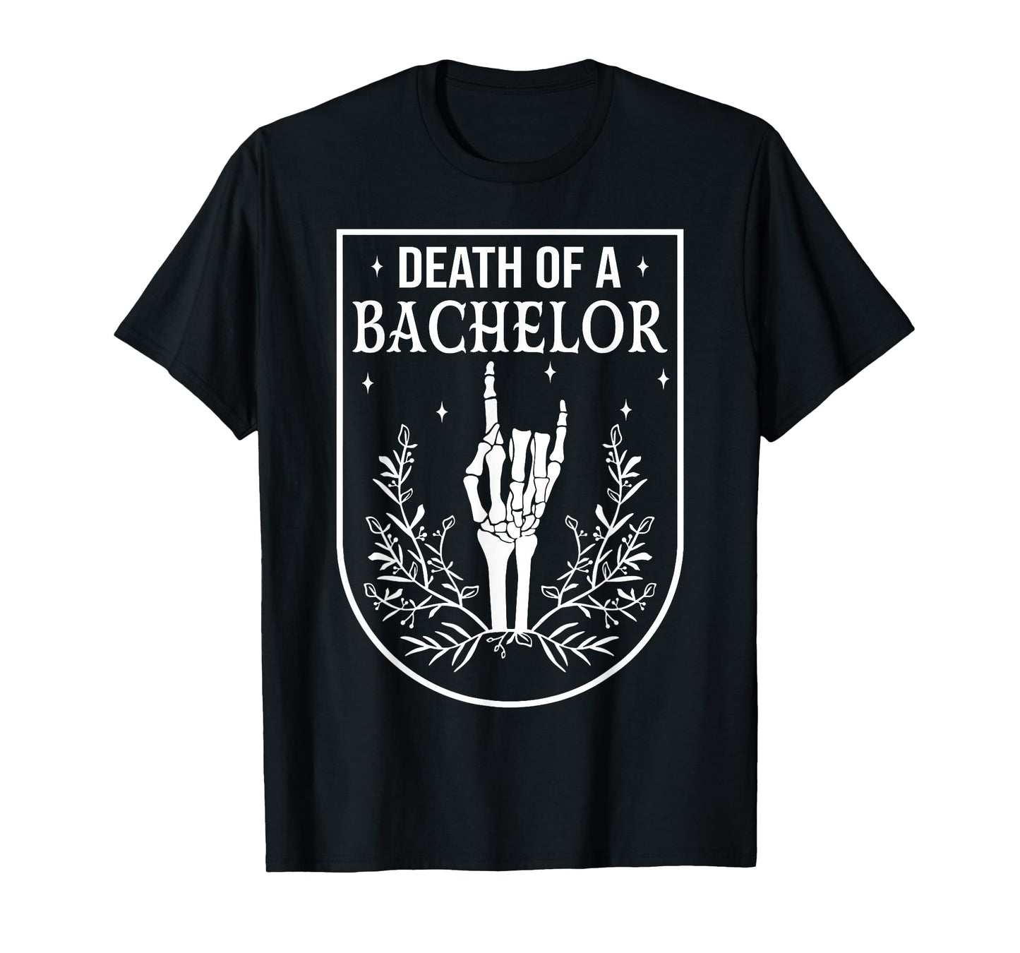Death of A Bachelor Party Men Groom Crew Gothic Halloween T-Shirt