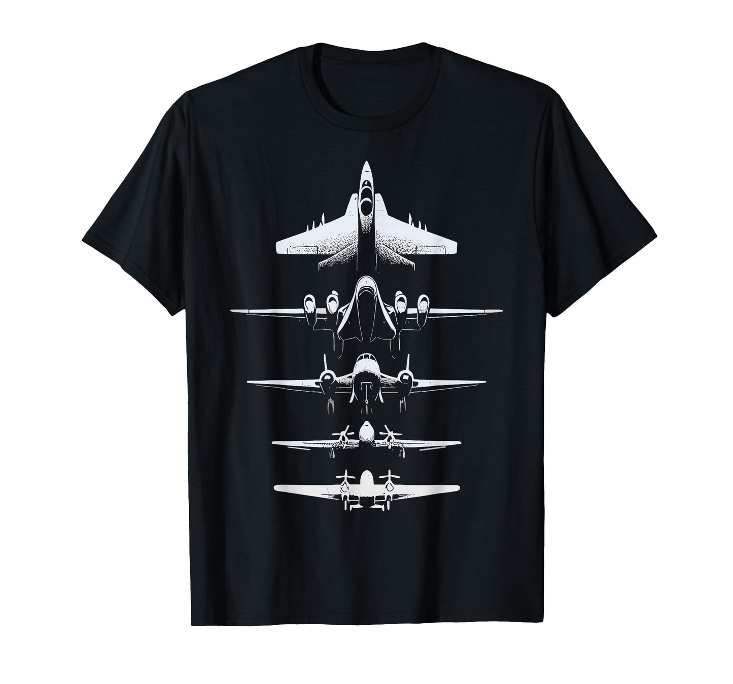 American Fighters Jets Aircraft Plane T-Shirt