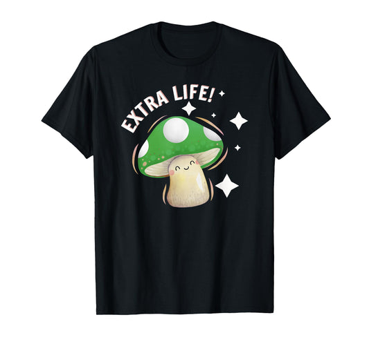 1Up Mushroom for Extra Life Cute Game Easy Family Costume T-Shirt