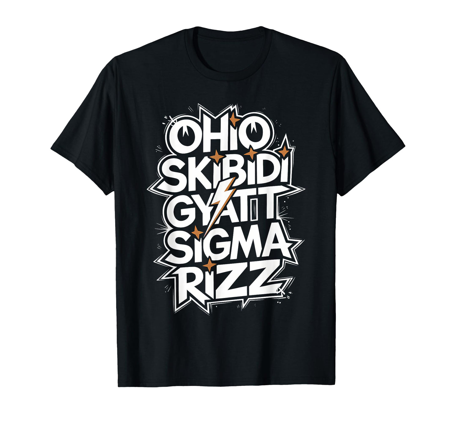 Ohio Skibidi Gyatt Sigma Rizz brainrot Funny Rizzler Meme T-Shirt
