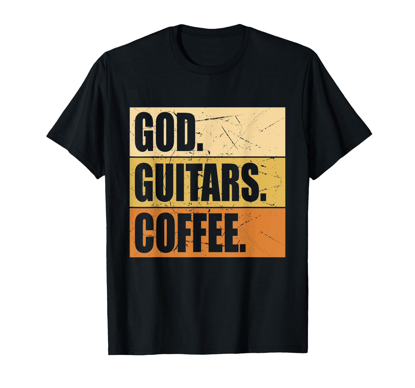 Christian Guitar Player Guitarist I God Guitars Coffee T-Shirt