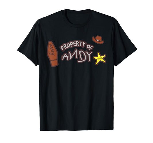 Disney & Pixar's Toy Story Sheriff Woody "Property of Andy" T-Shirt