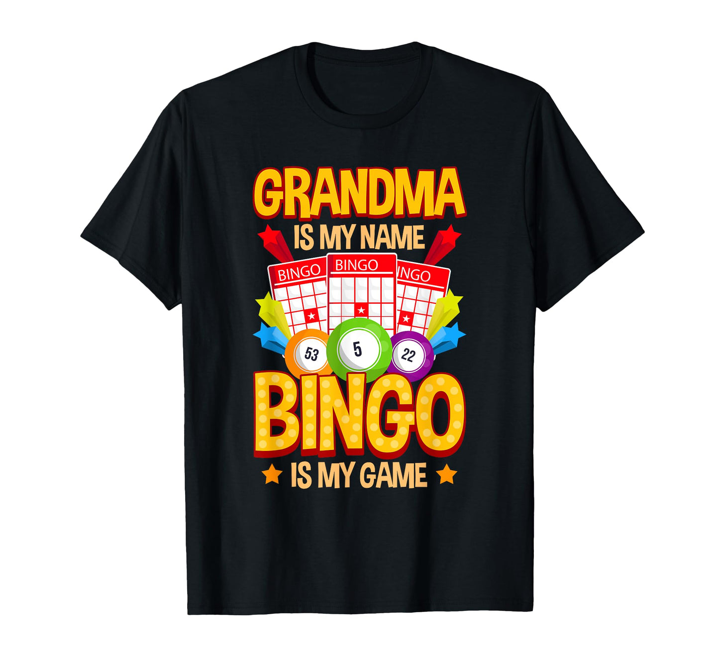 Grandma Is My Name Bingo is My Game T-Shirt