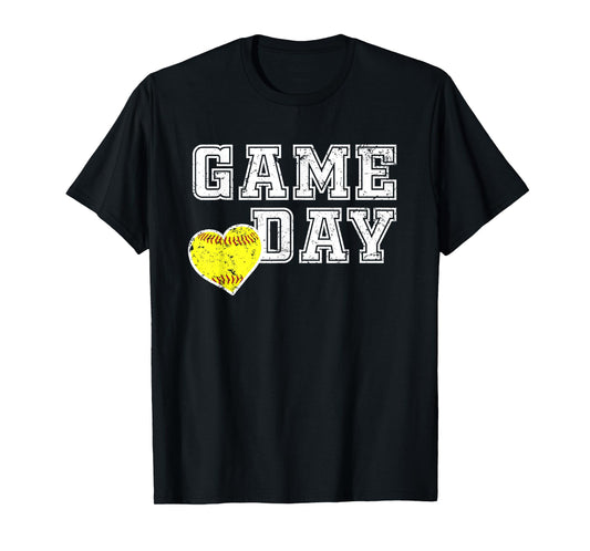 Cute Softball Mom Game Day T-Shirt