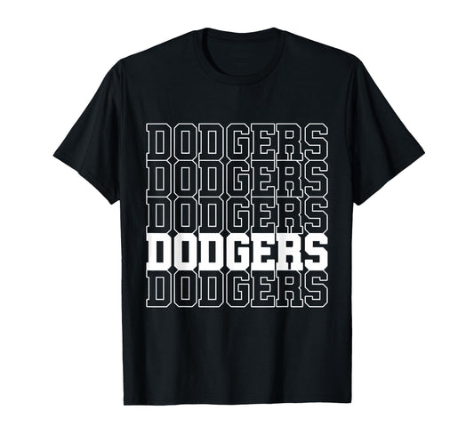Dodgers Name Retro Vintage Apparel Gift Dodgers Lover T-Shirt