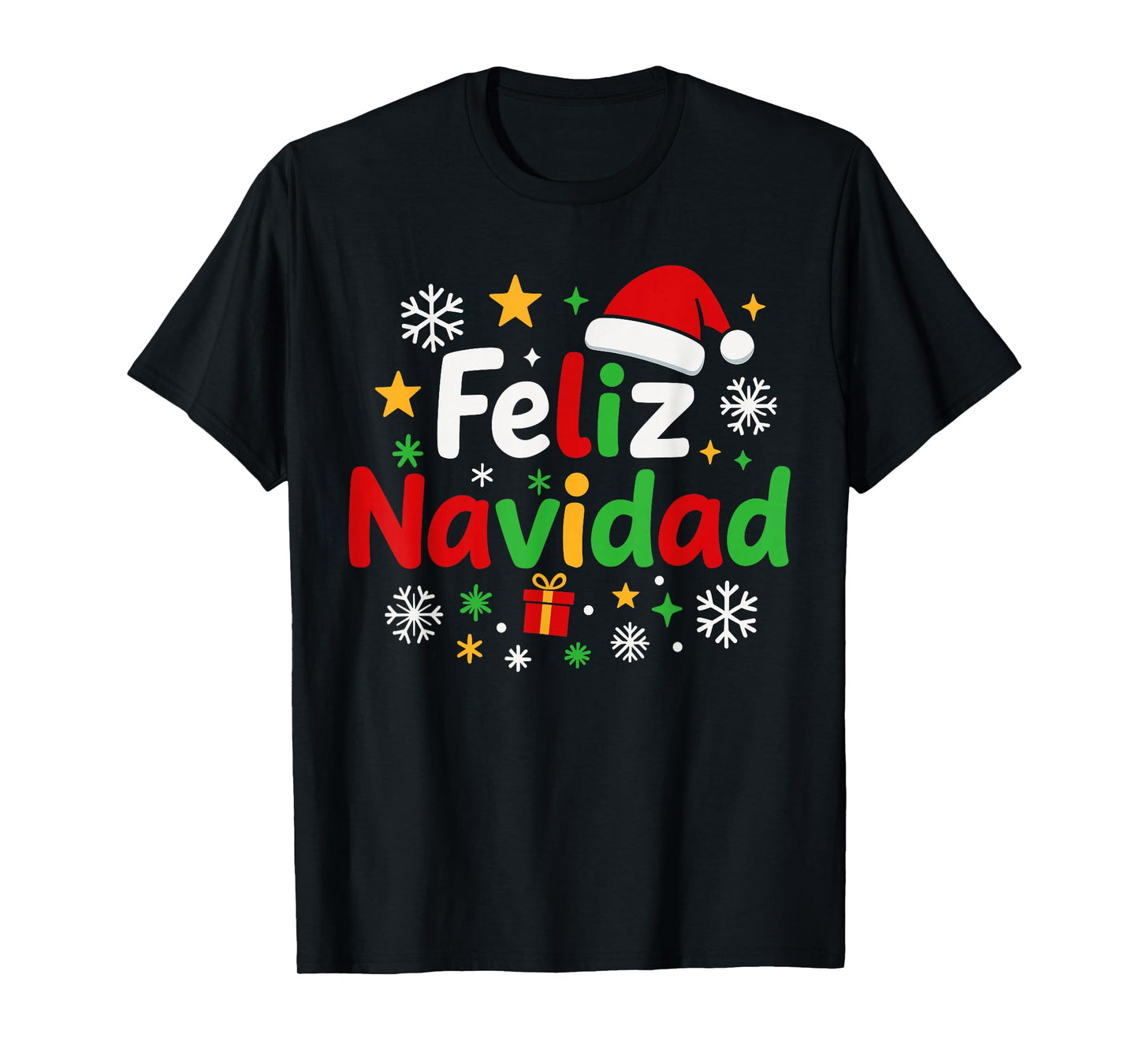 Feliz Navidad Pajamas Shirt, Cute Spanish Mexican Christmas T-Shirt