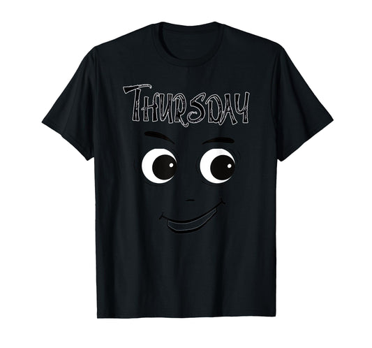 DAYS of the WEEK Tshirt 'THURSDAY' Distressed Funny Weekdays T-Shirt