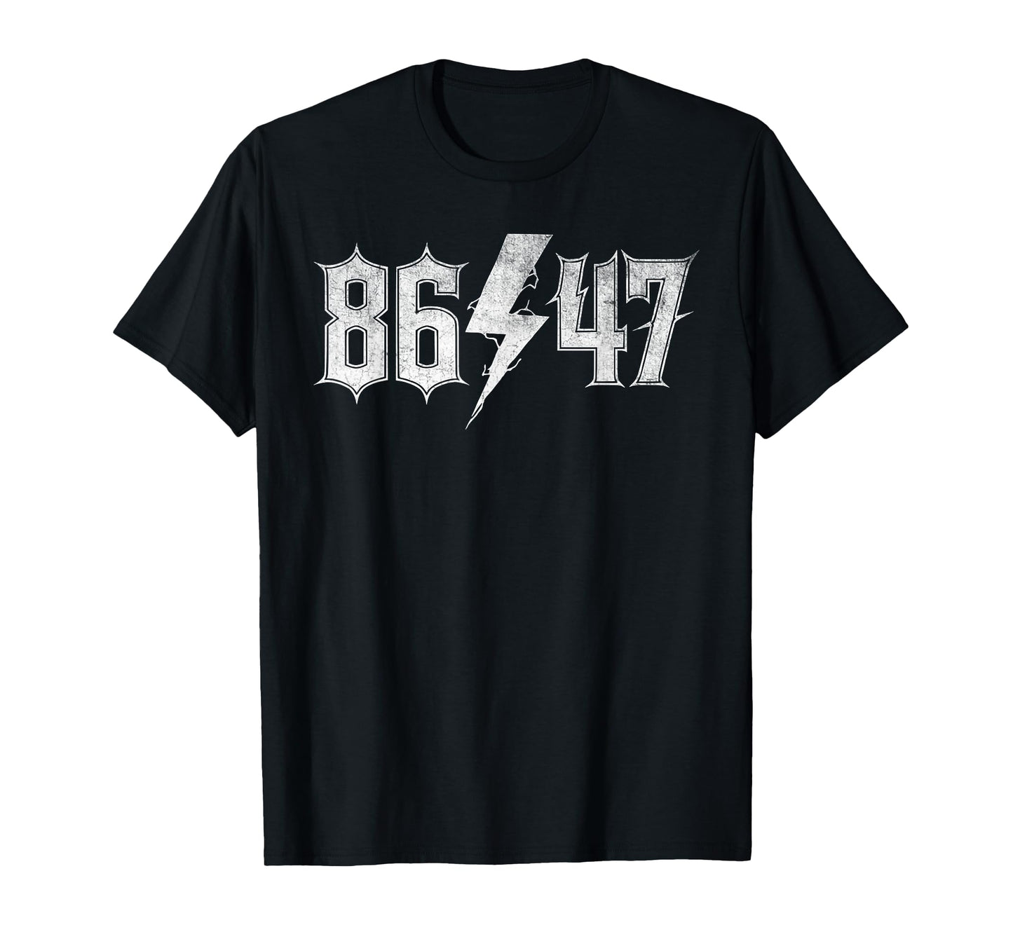 Sarcastic 8647 Vintage 80s Style 86 47 Rock Music 8647 T-Shirt