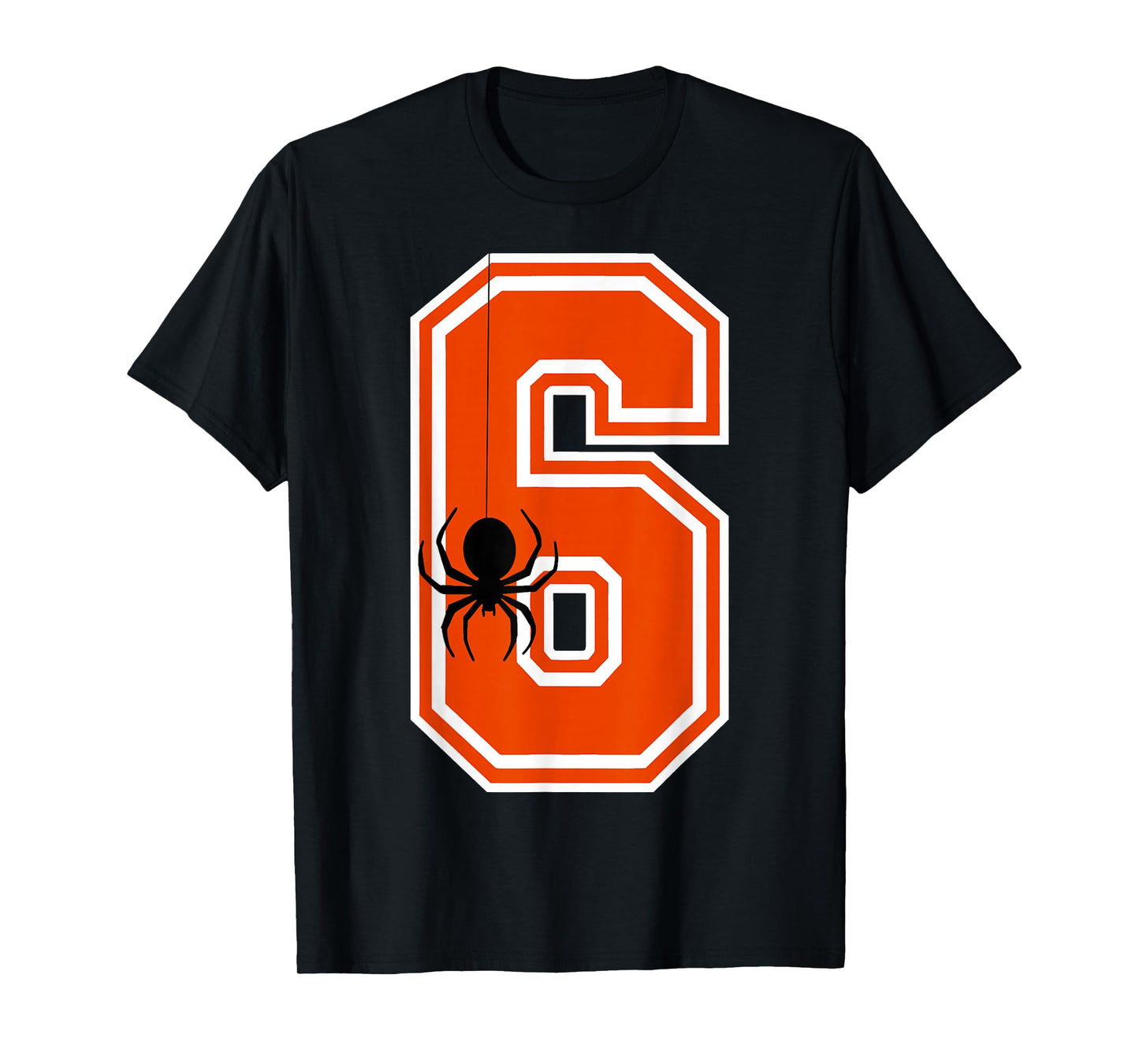 Funny 6 7 Six Seven Spider Web Halloween Costume Tee T-Shirt