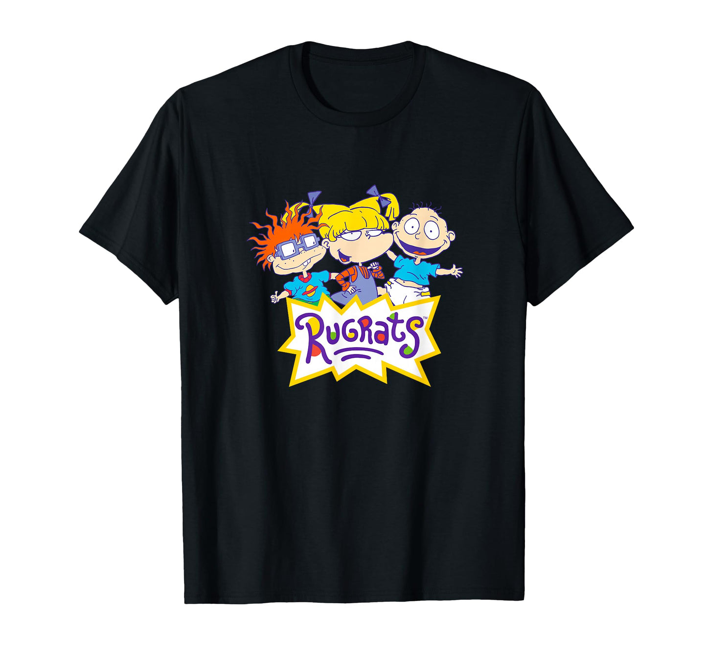 Rugrats Chuckie Angelica Tommy Logo Throwback T-Shirt