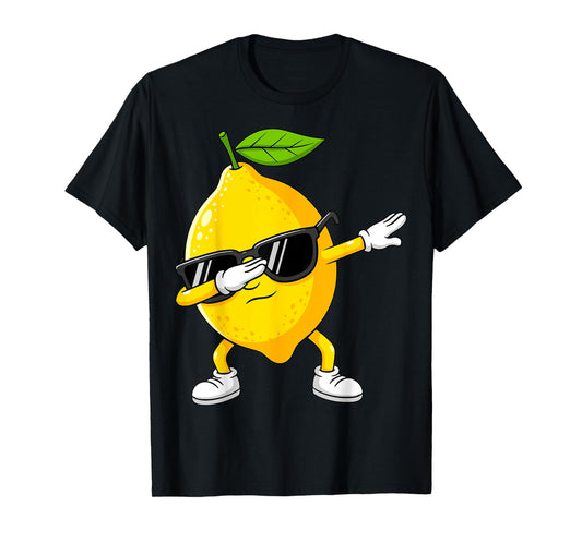 Dabbing Lemon Fruit with Sunglasses Lemon T-Shirt