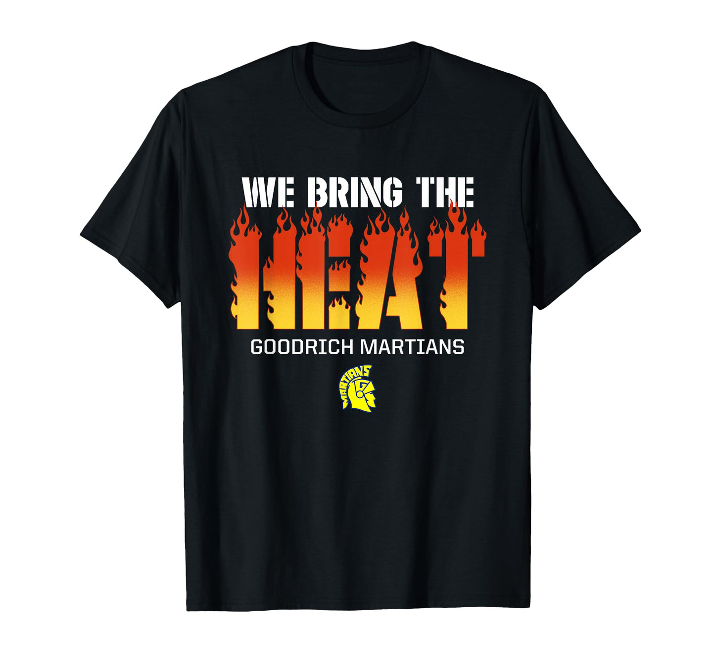 Goodrich Martians Logo We Bring the Heat HS T-Shirt