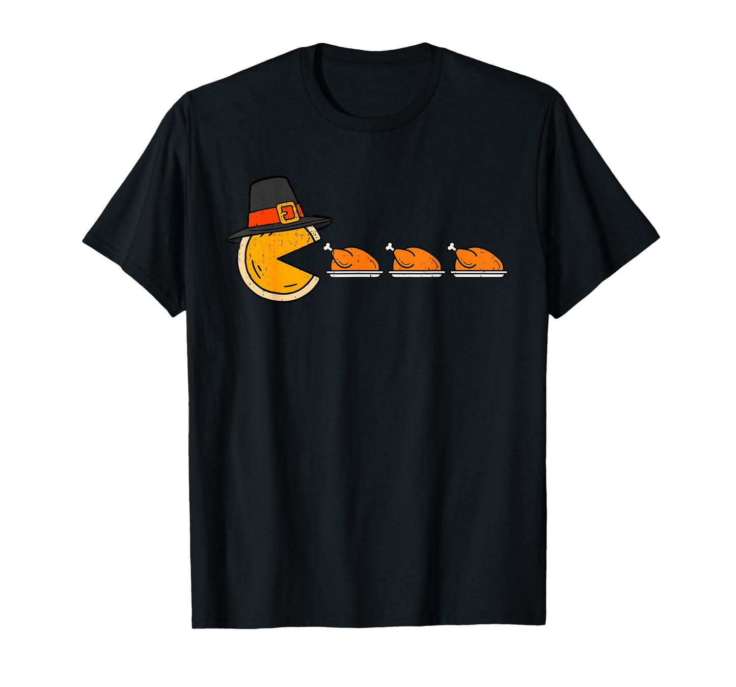 Funny Video Game Eating Turkey Thanksgiving Gamer Boys Kids T-Shirt