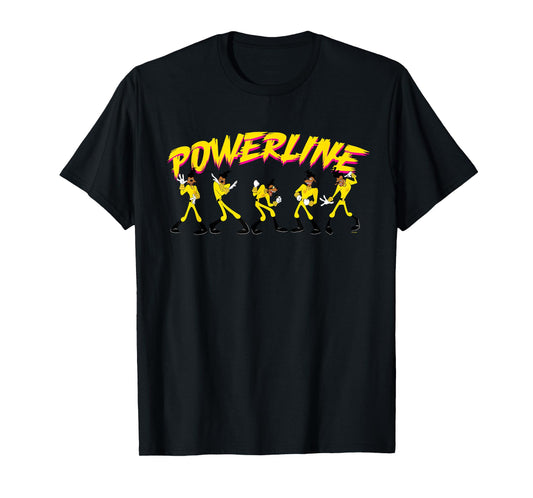 Disney A Goofy Movie 30th Anniversary Powerline Dance Moves T-Shirt