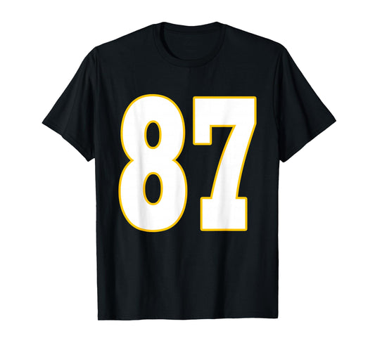 87 Birthday Football American Boys Kids T-Shirt