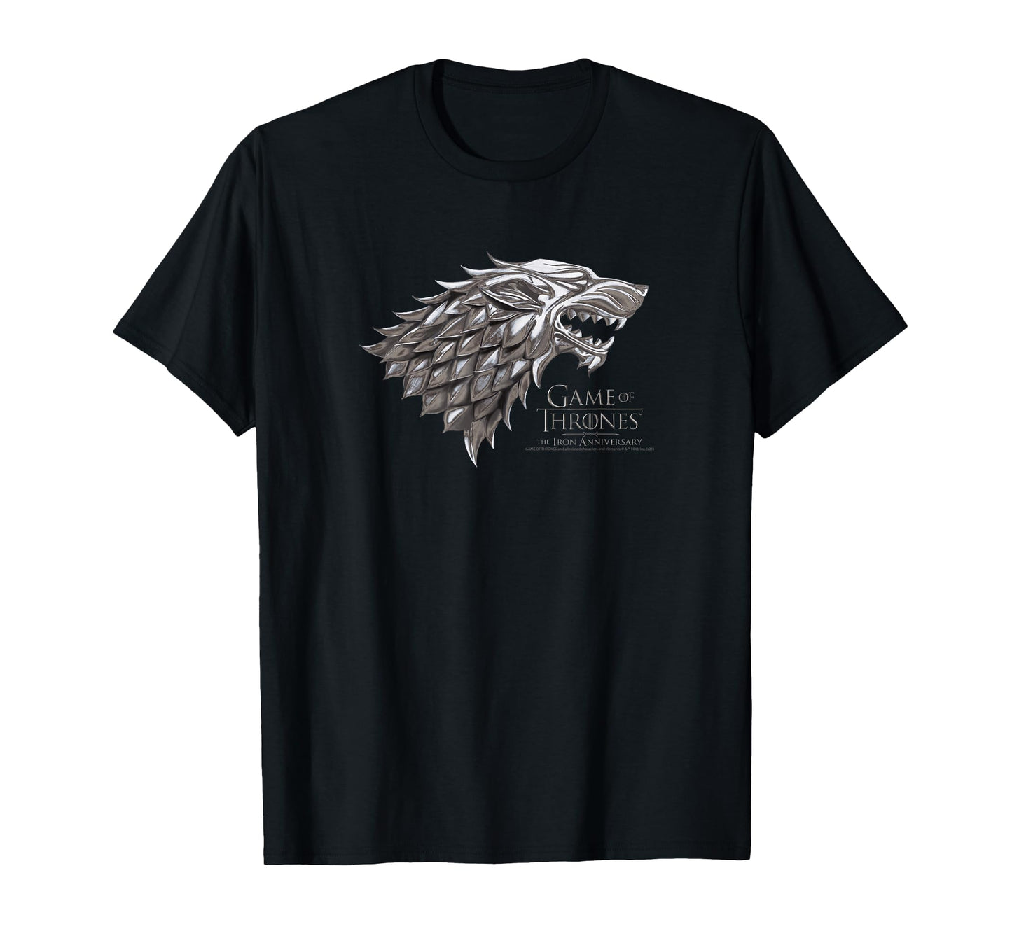 Game Of Thrones Iron Wolf Logo T-Shirt