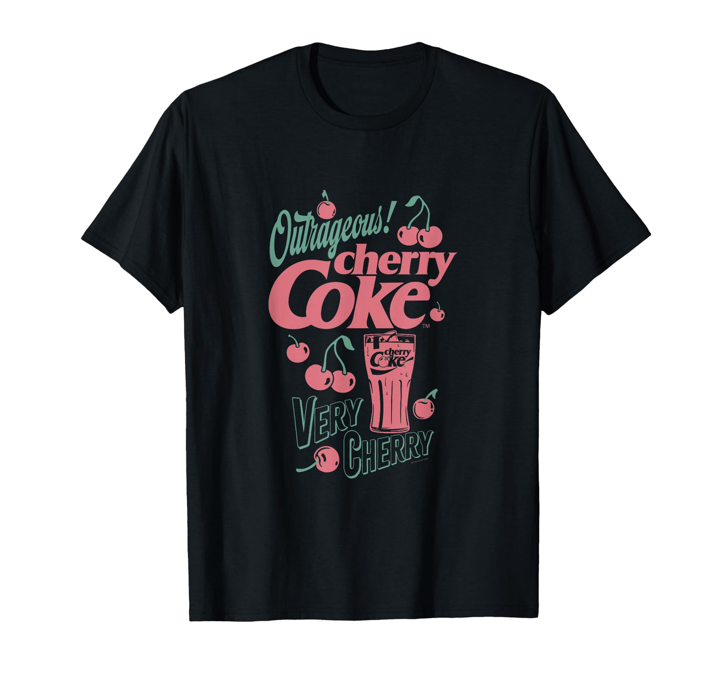 Coca-Cola Outrageous Cherry Coke Soda Pop Vintage T-Shirt