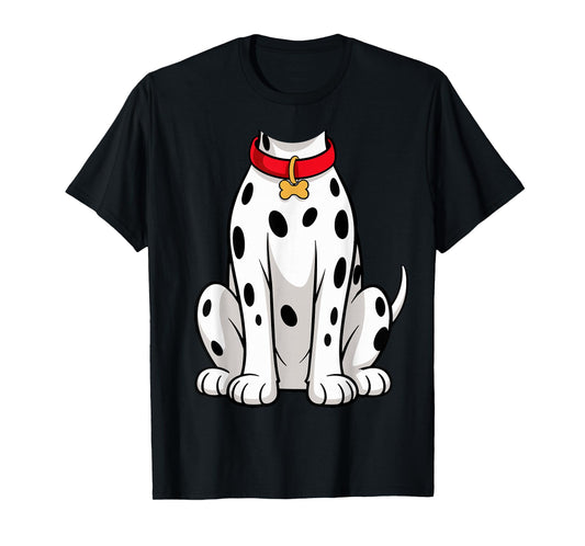 Dalmatian Shirt Adult Men Women Kids Dalmatian Costume T-Shirt