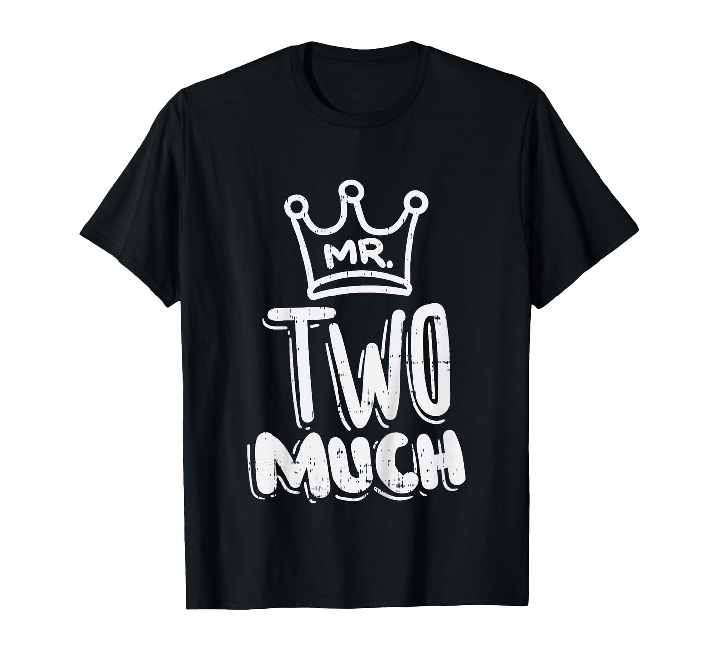 Kids Mr Two Much Fun Second 2nd Birthday Party Toddler Boys Gift T-Shirt