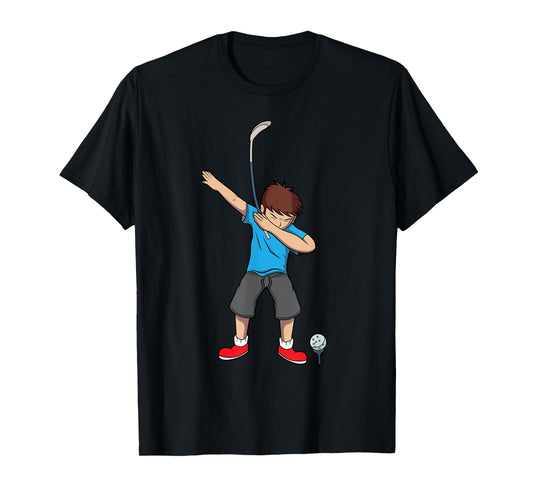 Dabbing Golf Boy Shirt | Cool I Love Golf T-shirt Gift T-Shirt