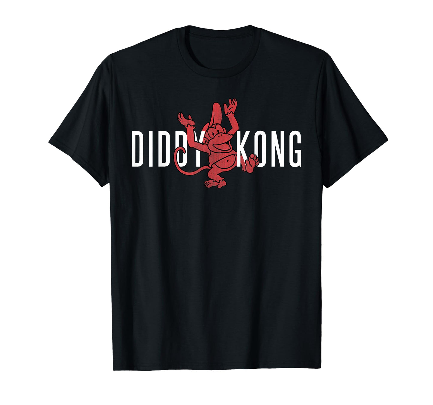 Nintendo Donkey Kong Diddy Kong Happy Logo T-Shirt T-Shirt