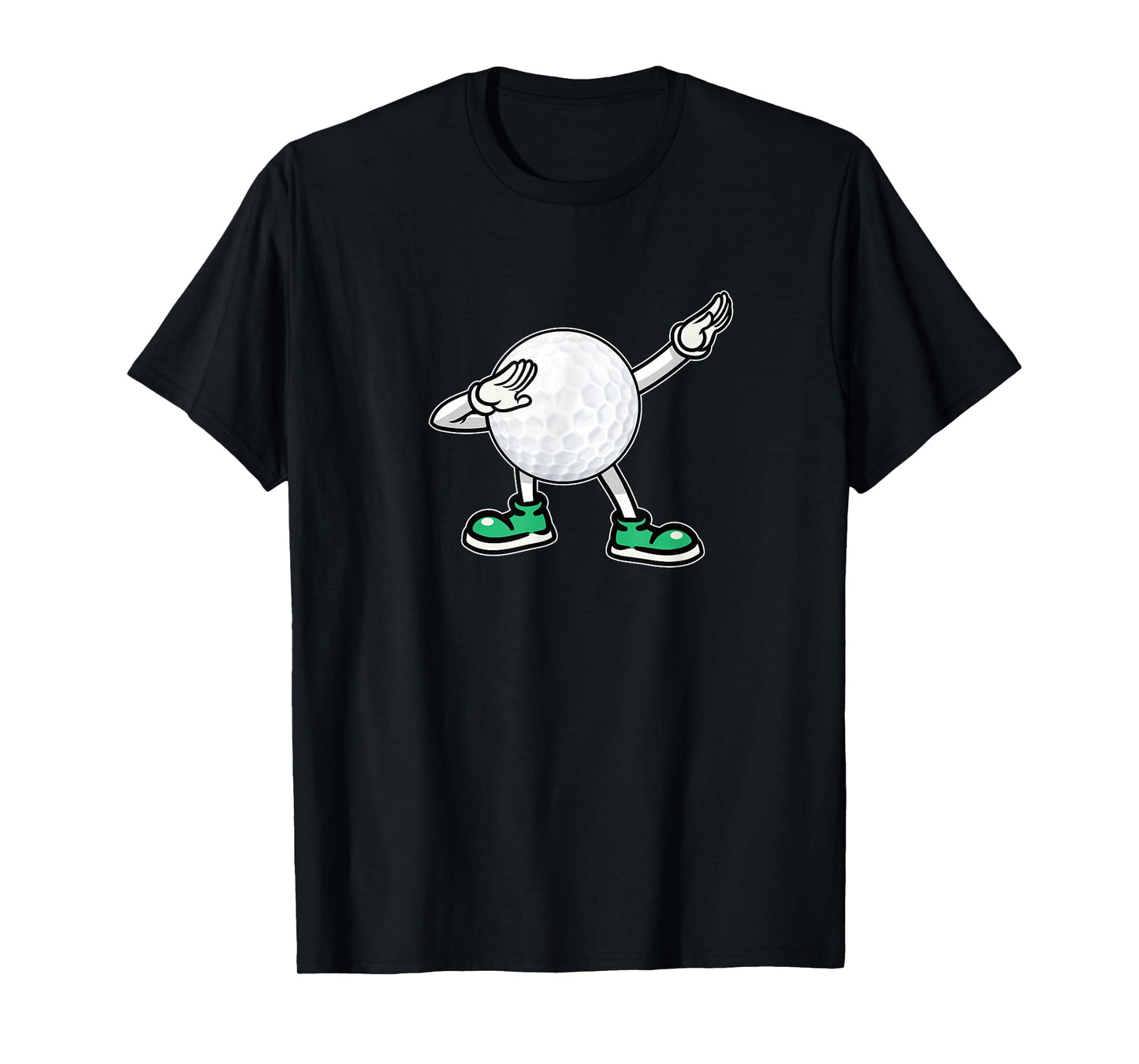 Dabbing Golf Ball Tee Kids Boys Dab Dance Golfing T-Shirt