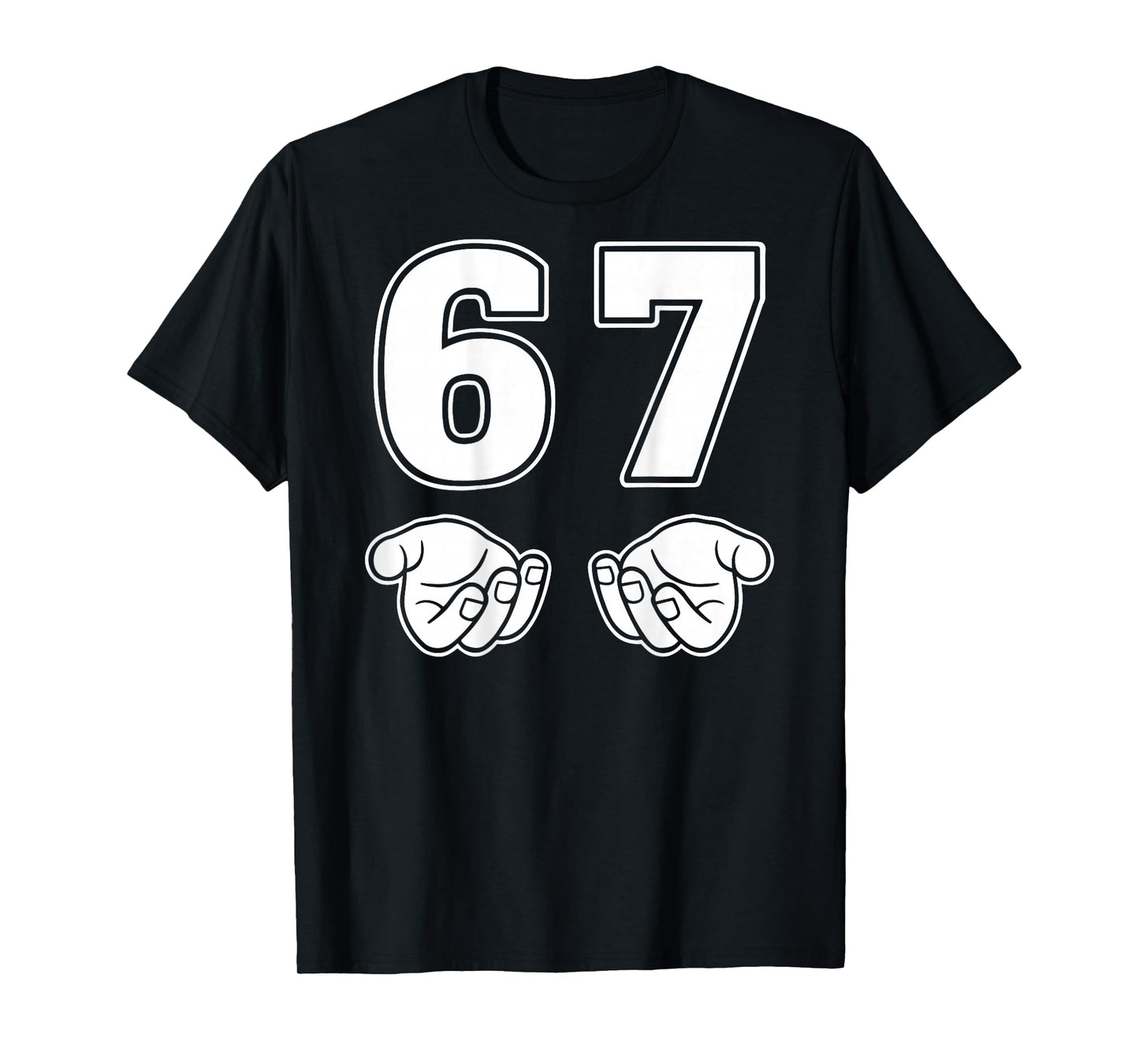67 Meme Funny Six Seven Retro 6-7 Gen Sigma Aura Slang T-Shirt