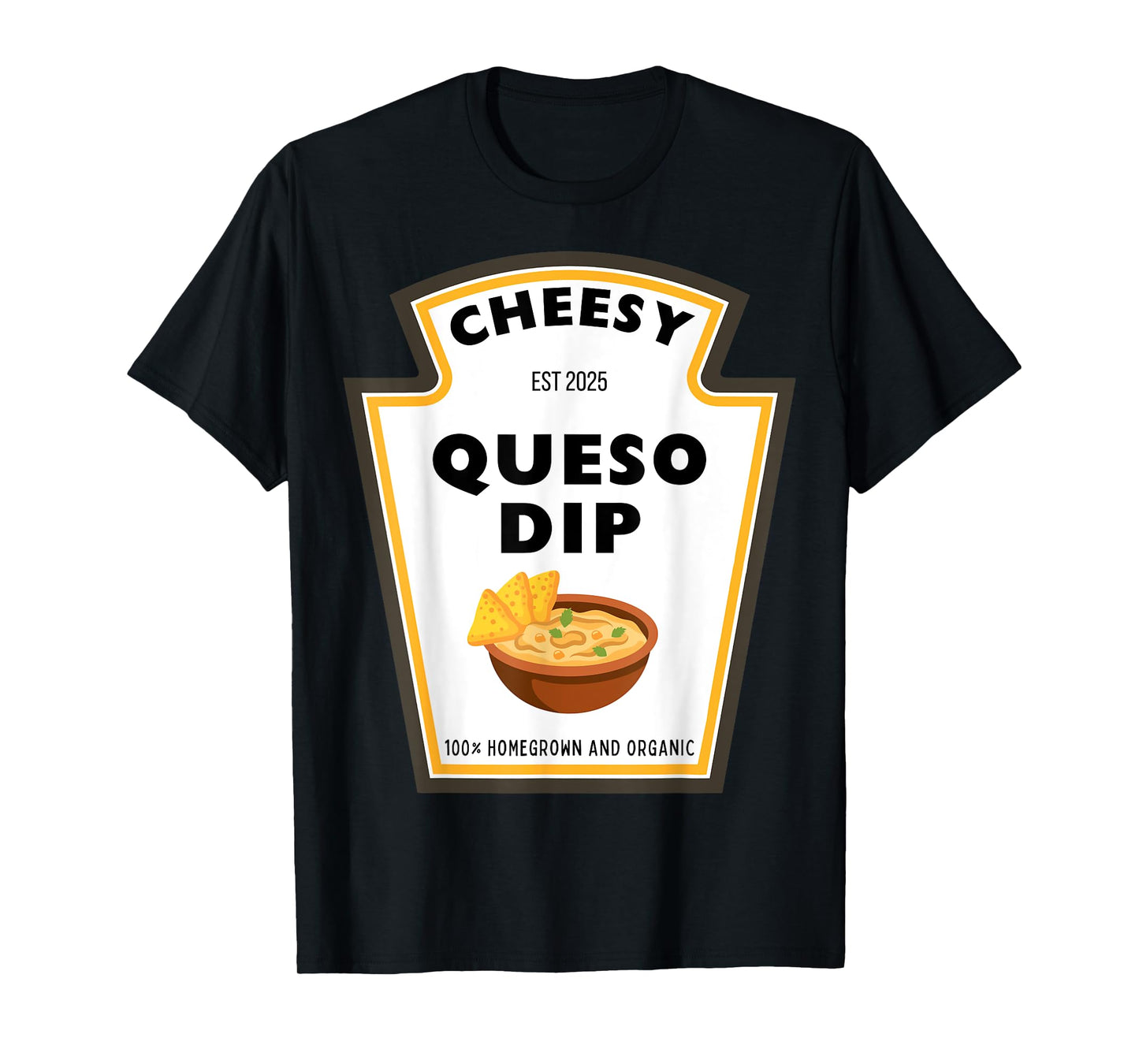 Delicious Cheesy Queso Dip Condiment Costume Party Matching T-Shirt