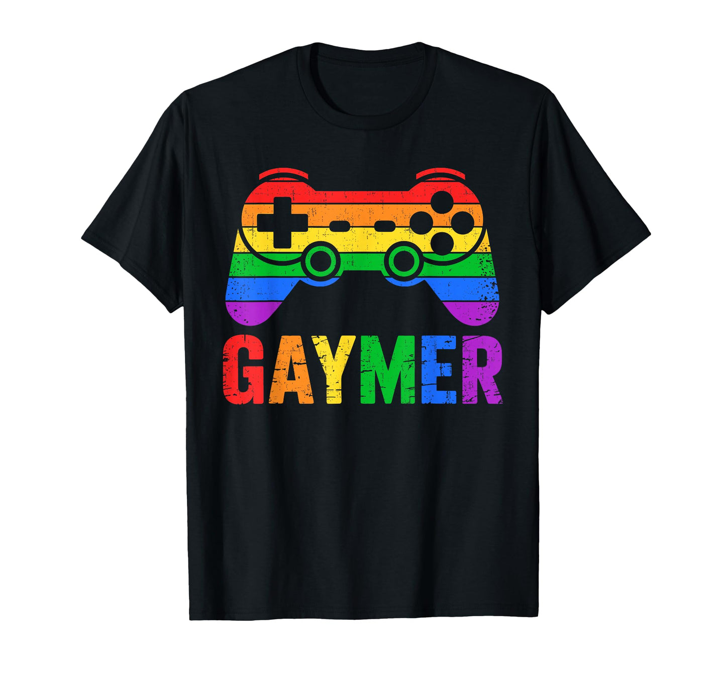 Funny Gaymer Rainbow Game Pride LGBT Support T-Shirt