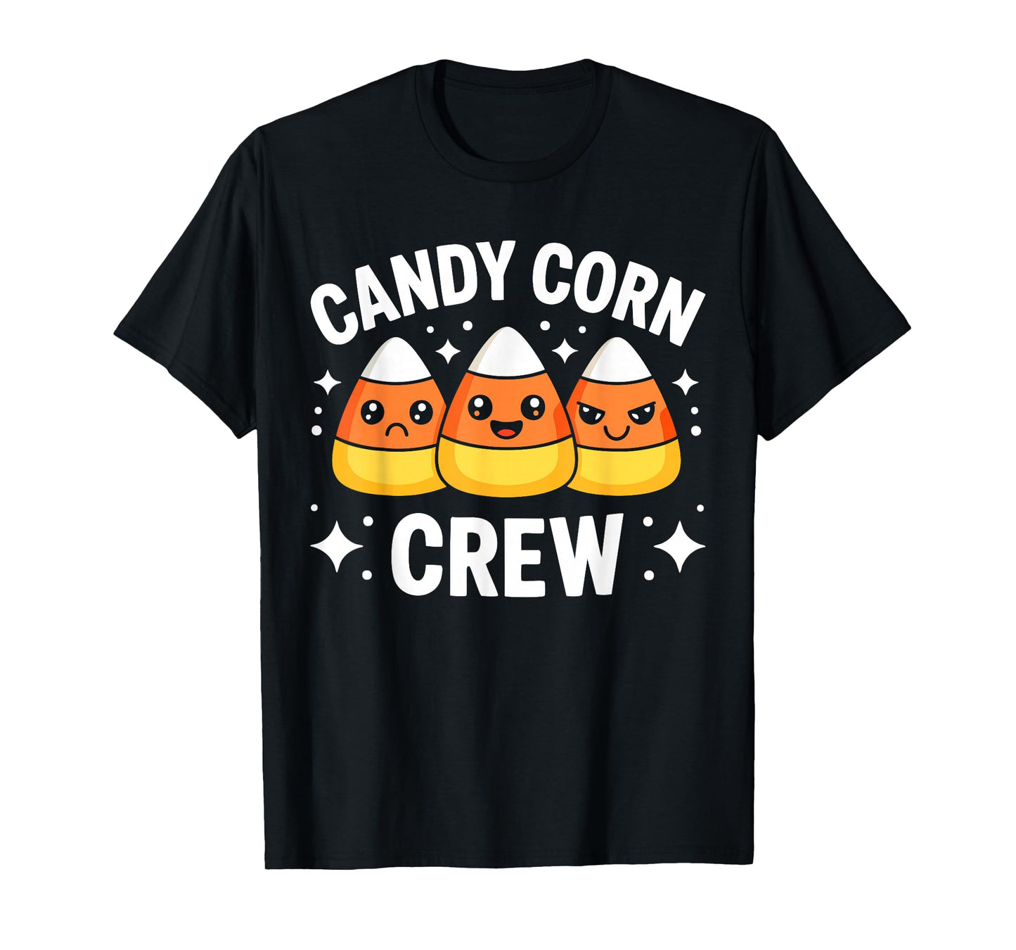 Candy Corn Crew Shirt Adult Kids Men Women Halloween Costume T-Shirt