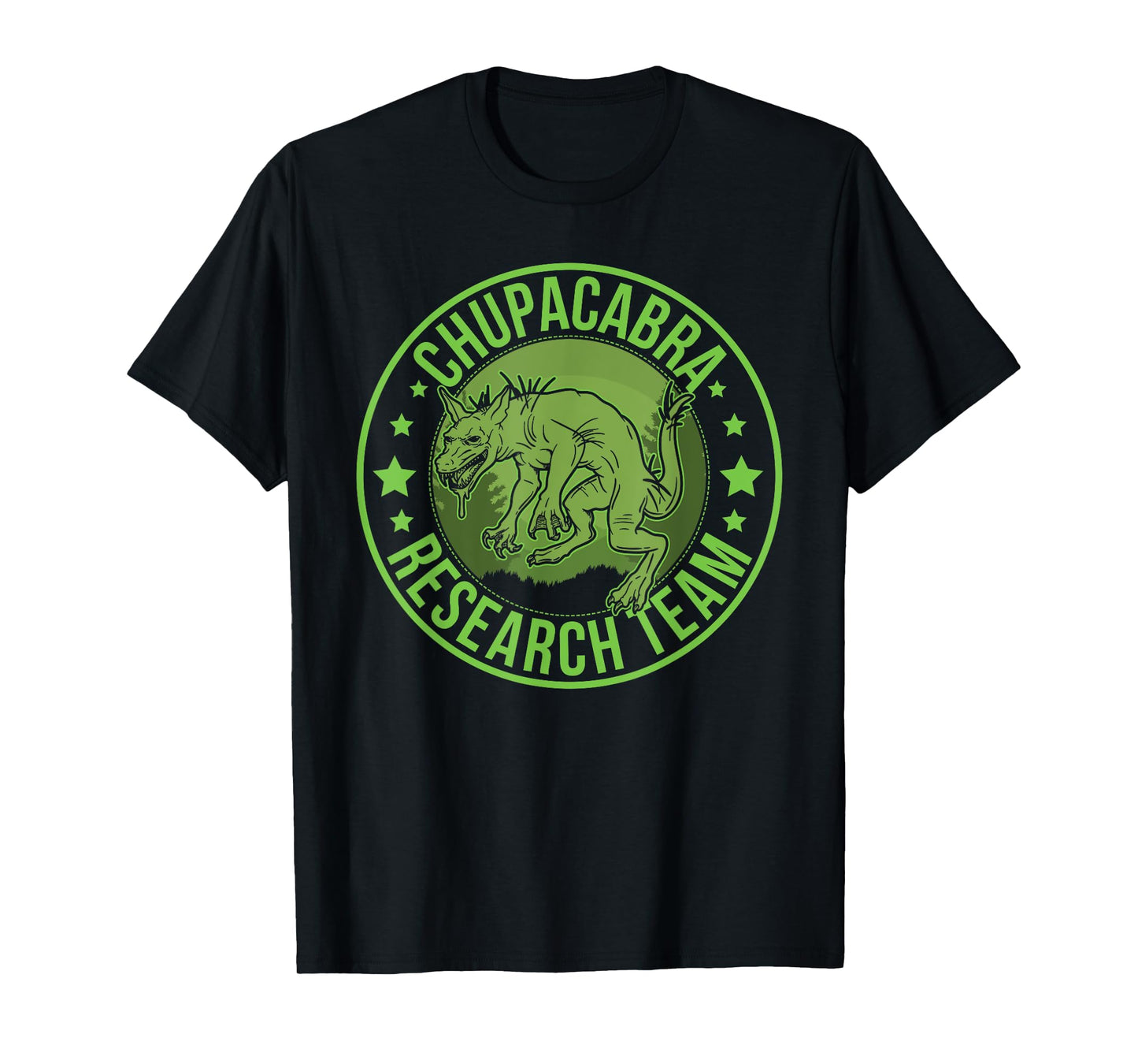Chupacabra Hide & Seek Research Team Champion Cryptid T-Shirt