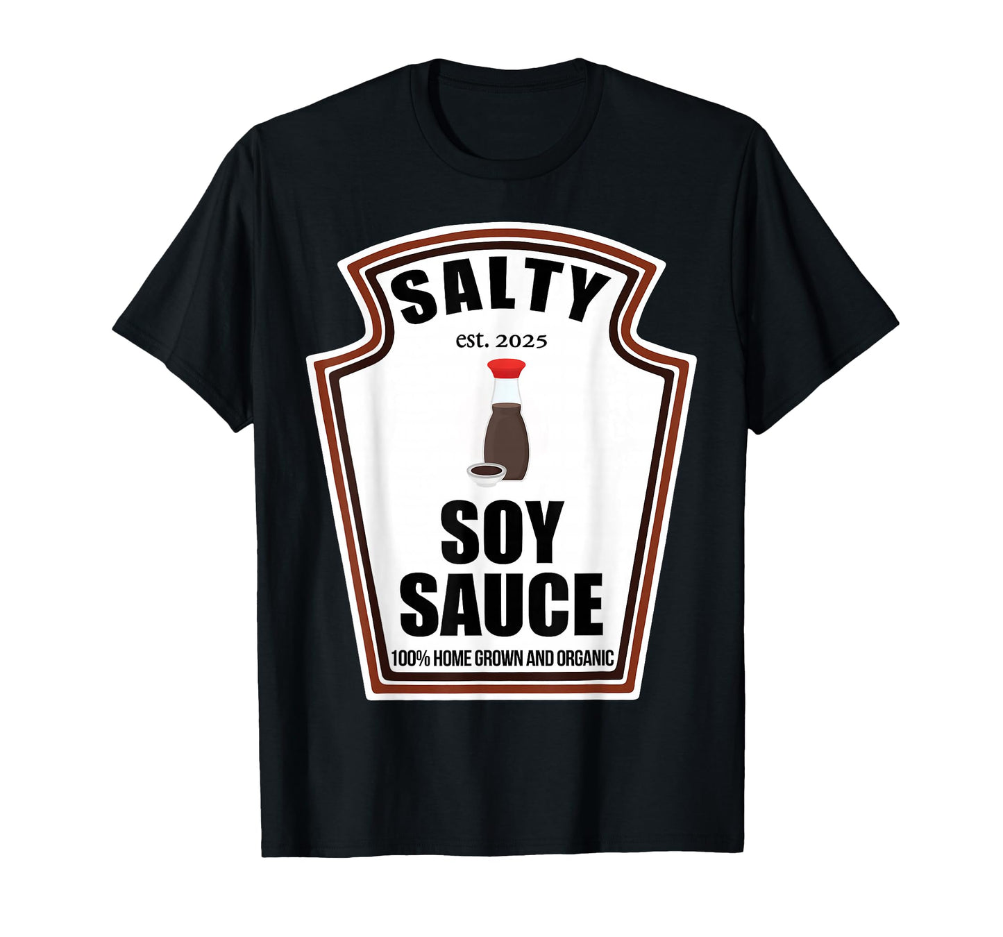 Salty Soy Sauce Condiment Spice Costume Party Matching T-Shirt