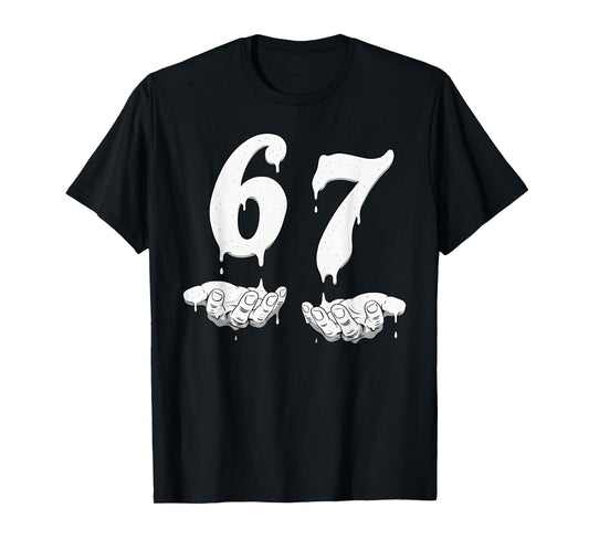 67 Meme Humor Numer 6 7 T-Shirt