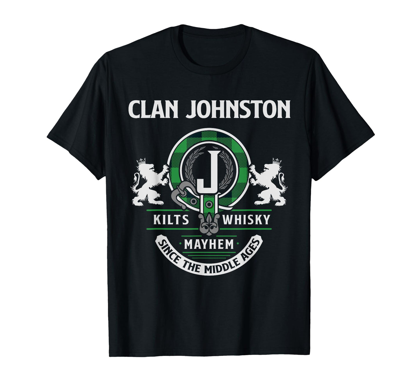 Clan Johnston Scottish Surname Family Highland Games T-Shirt