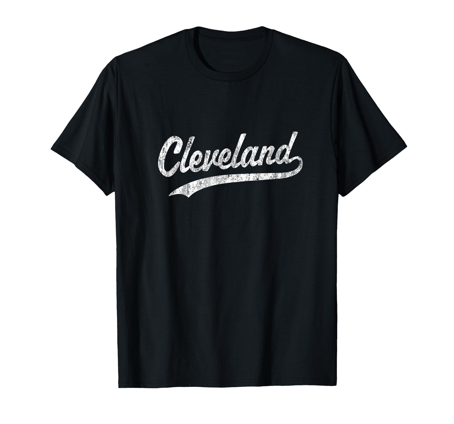 Cleveland OH Vintage Baseball Sports Script T-Shirt