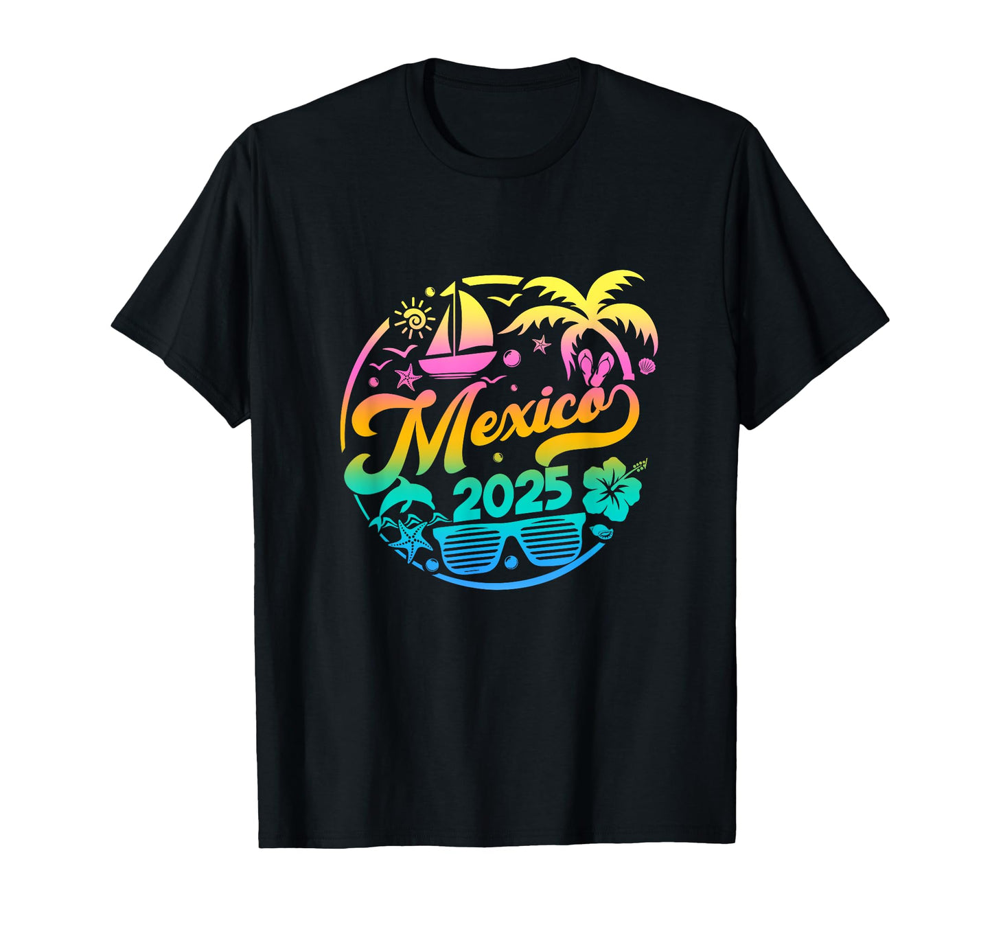 Mexico 2025 Family Vacation Beach Matching Group T-Shirt