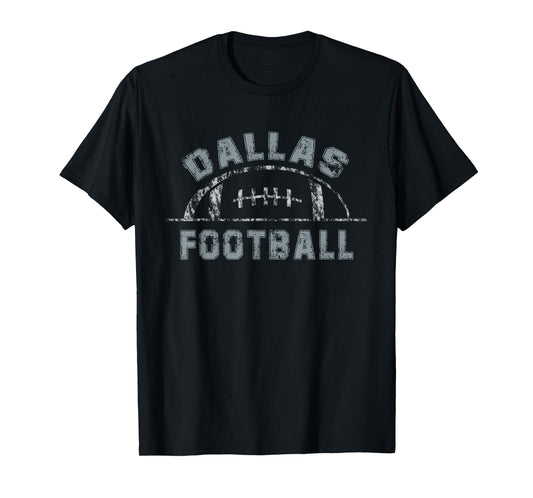 Dallas Football | End Zone Game Day Distressed Vintage T-Shirt