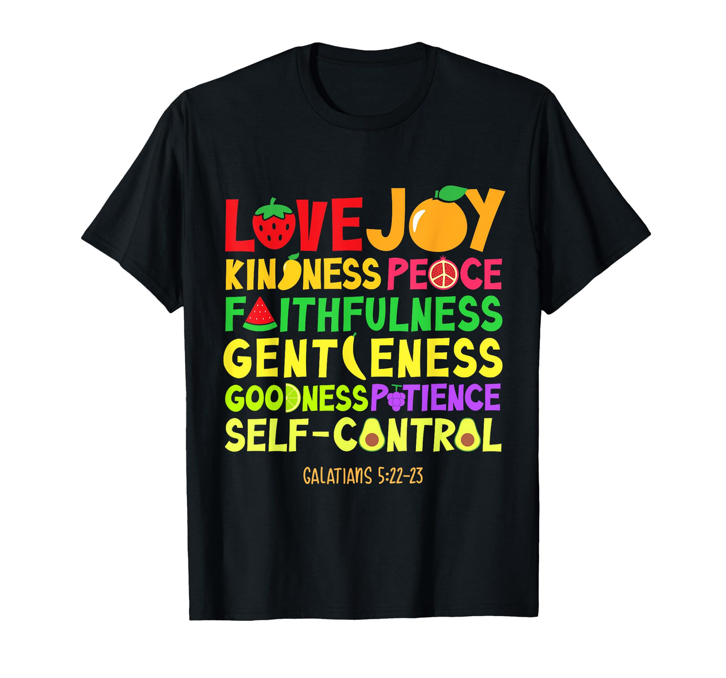 Fruit of Spirits Bible verse Christian shirt T-Shirt