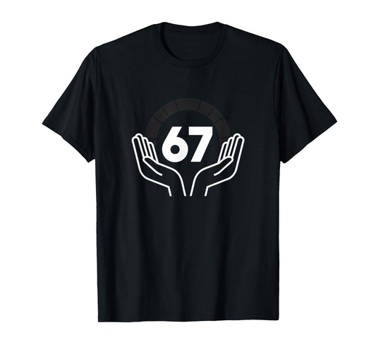 67 Six Seven Hand Gesture Meme T-Shirt
