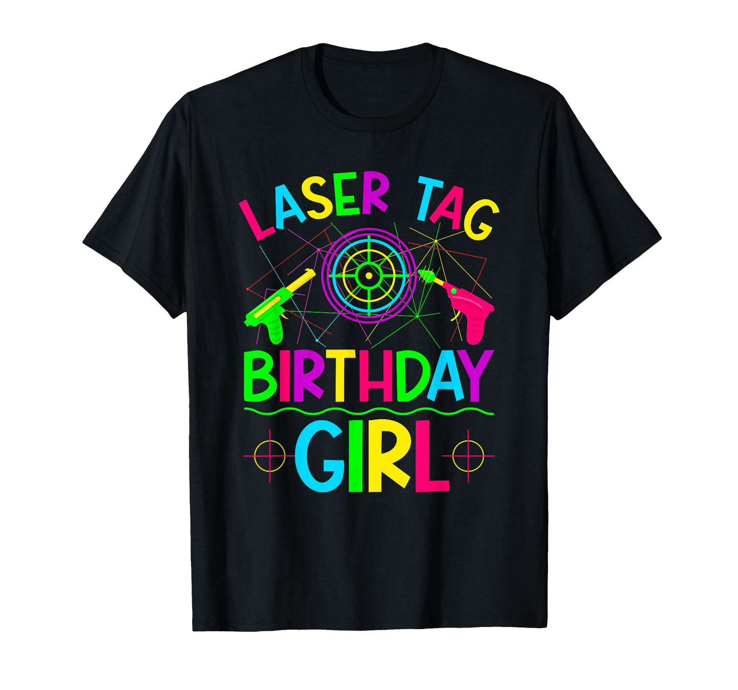 Lasertag Birthday Girl Laser Tag T-Shirt
