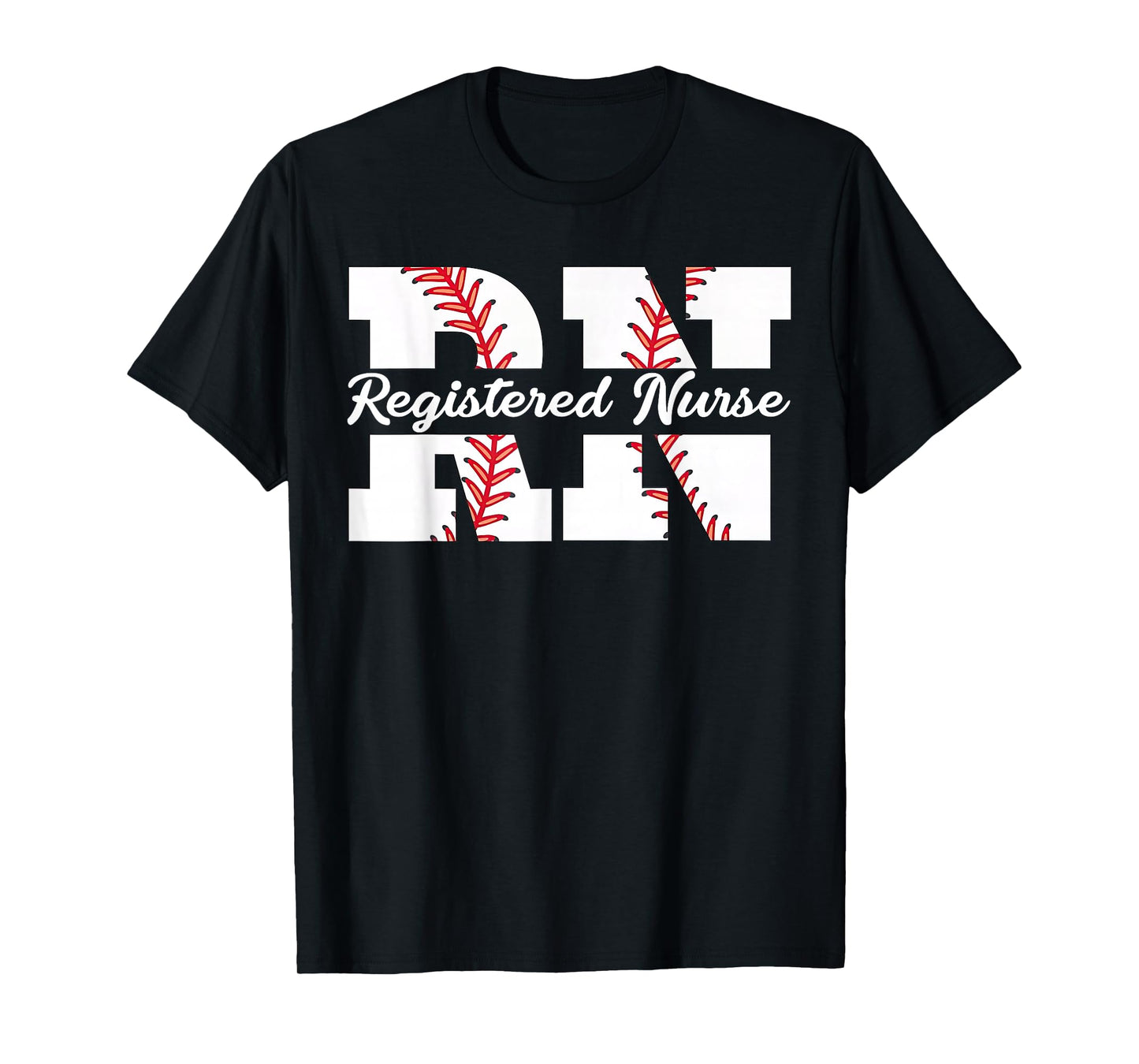 Registered Nurse RN Baseball Nursing Game Day Sports Medical T-Shirt