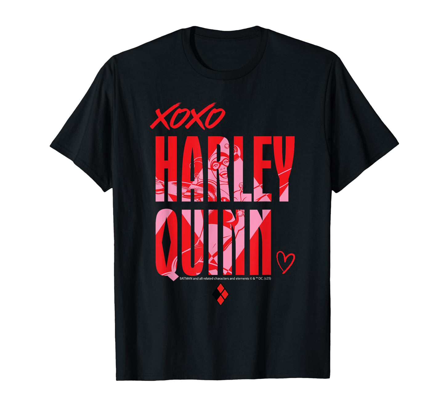 XOXO Harley Quinn Fan Favorite Graphic T-Shirt