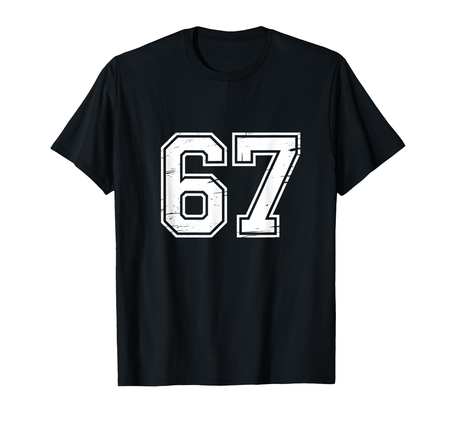 Six Seven 67 Meme Number T-Shirt