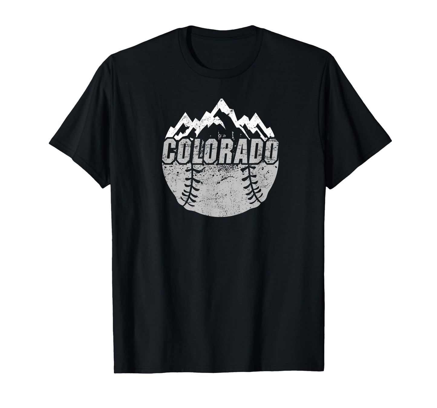 Colorado Baseball Rocky Mountains Design T-Shirt