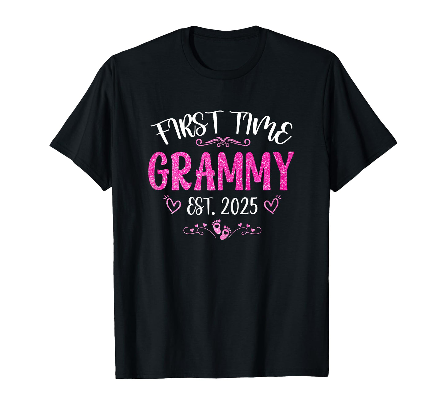 Womens First time Grammy Est 2025 Soon To Be Mom Mother's day T-Shirt