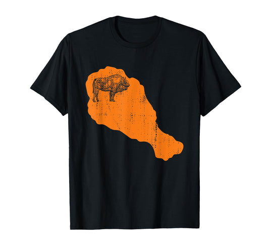 Dark Met Funny Buffalo Chicken Hot Spicy Wings Foodie Gifts T-Shirt